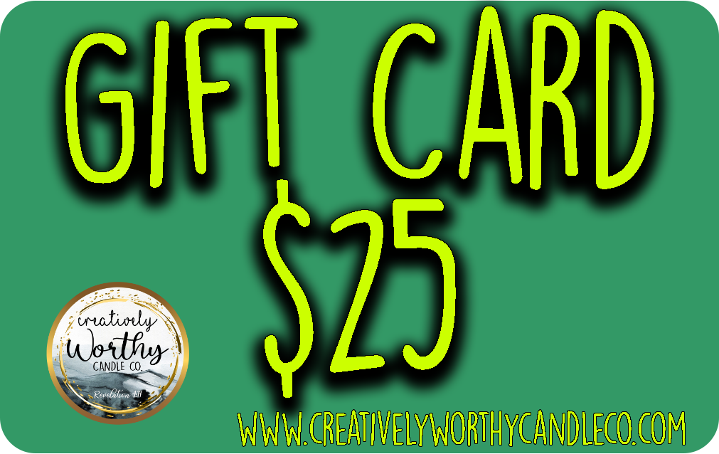 Creatively Worthy Candle Co $25 Gift Card